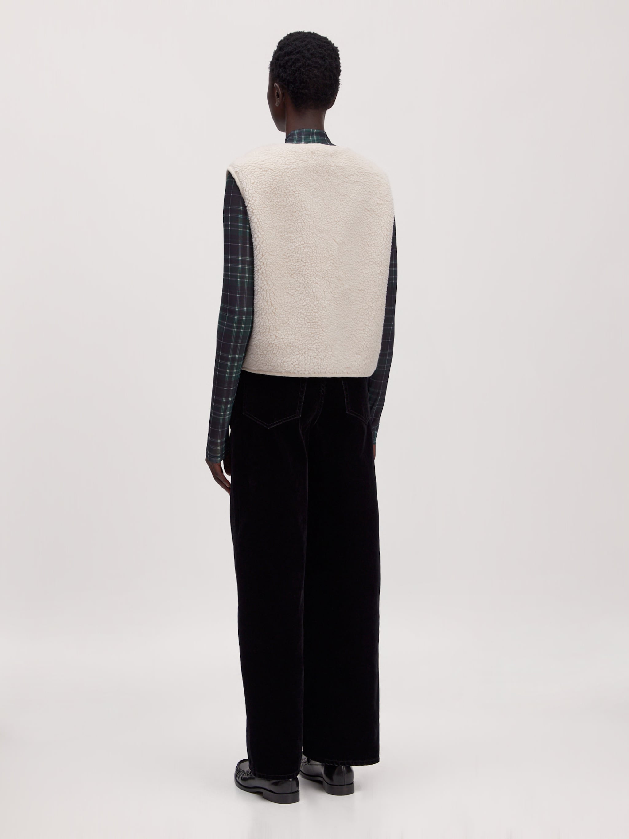 EDITED Produkte Weste 'Harlow' creme