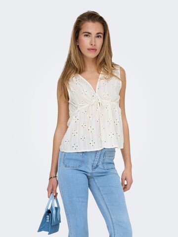 Chemisier 'ONLassisi' ONLY en blanc