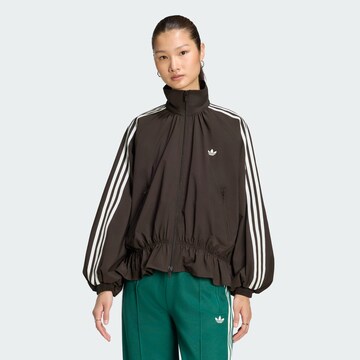 ADIDAS ORIGINALS - Chaqueta de entretiempo en marrón: frente