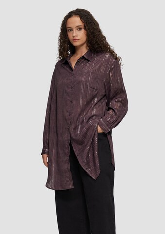 Chemisier QS en violet : devant