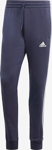 Tapered Pantaloni sportivi 'Essentials' di ADIDAS SPORTSWEAR in blu: frontale