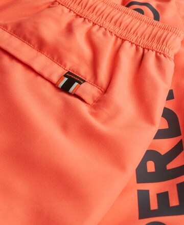Superdry Zwemshorts in Oranje