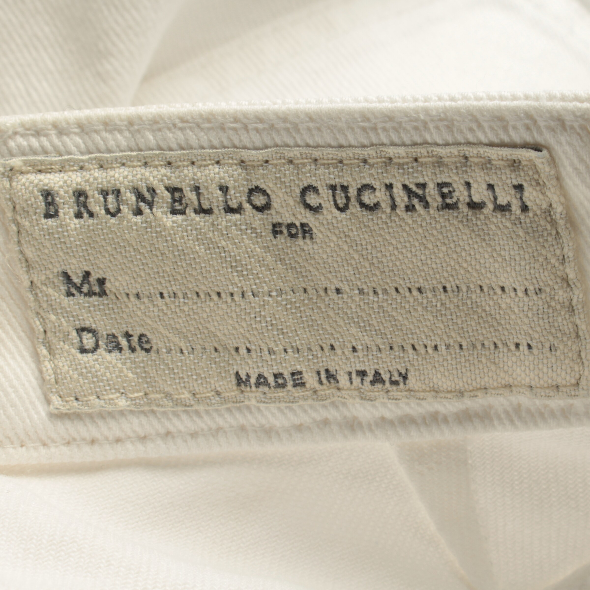 Brunello Cucinelli Jeans in 33 in White