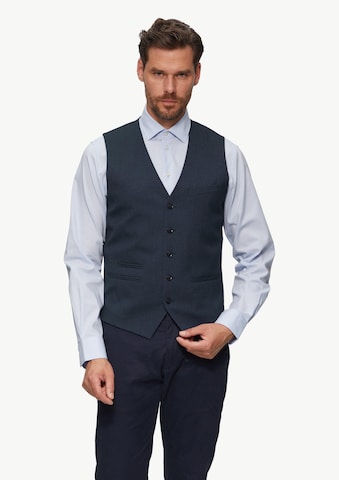 Gilet de costume s.Oliver BLACK LABEL en bleu : devant