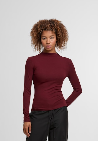 Urban Classics Trui in Rood: voorkant