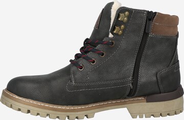 MUSTANG Lace-up boots in Grey