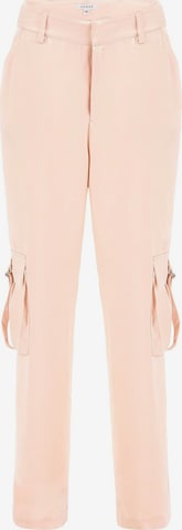 GUESS Loose fit Cargo Pants in Pink: front