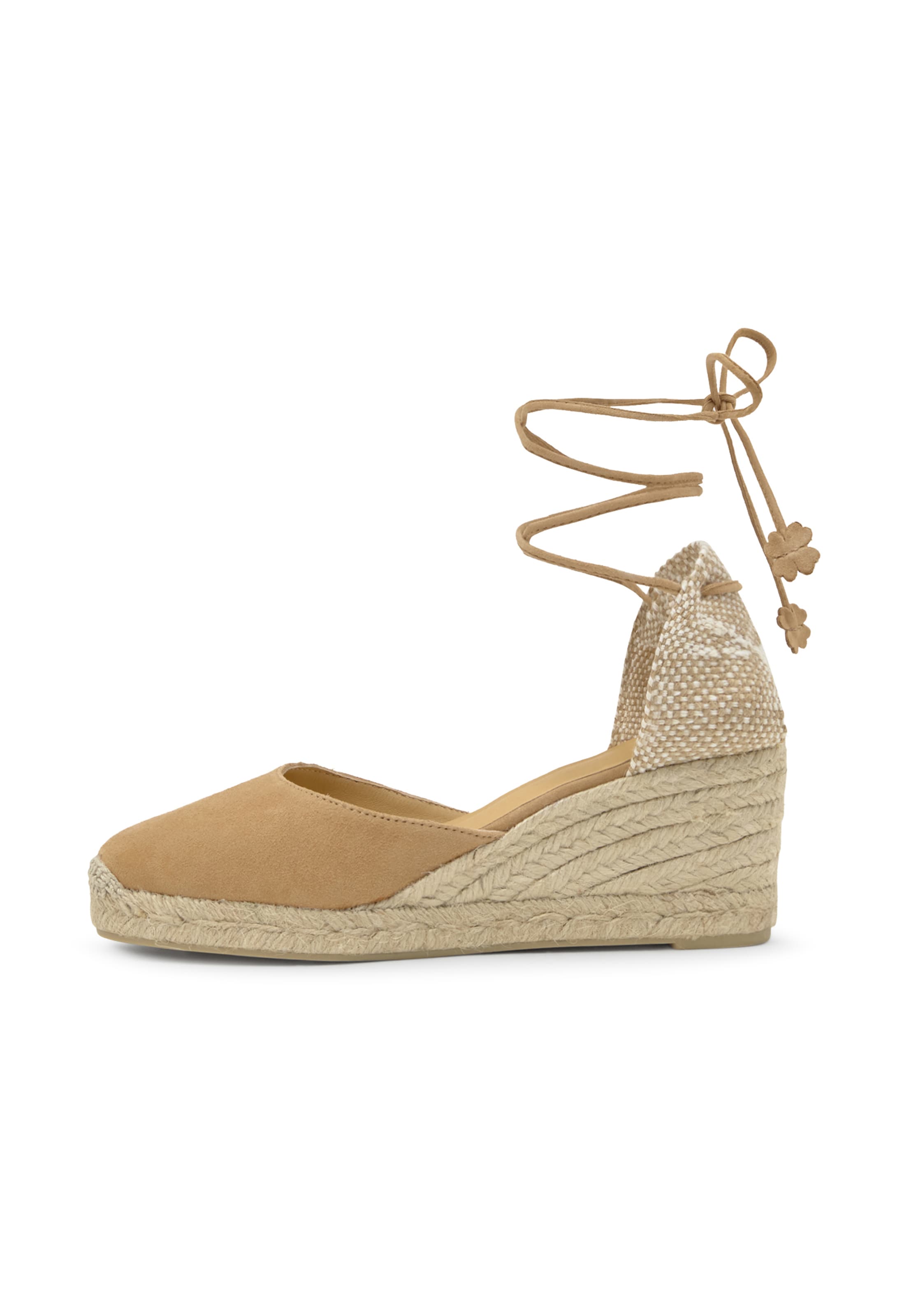 Espadrillas ' CARINA ' di Castañer in marrone: frontale