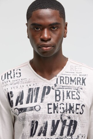 CAMP DAVID Shirt in Grey