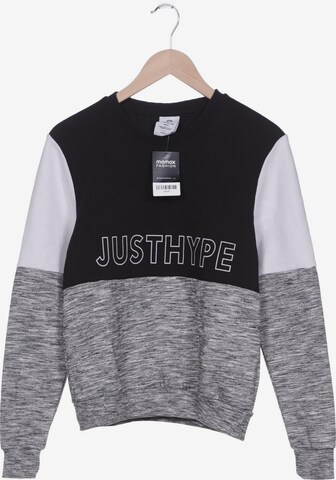 hype Sweatshirt & Zip-Up Hoodie in S in Grey: front