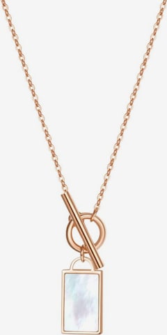 Hey Happiness Ketting 'Shell T-Bar' in Goud: voorkant