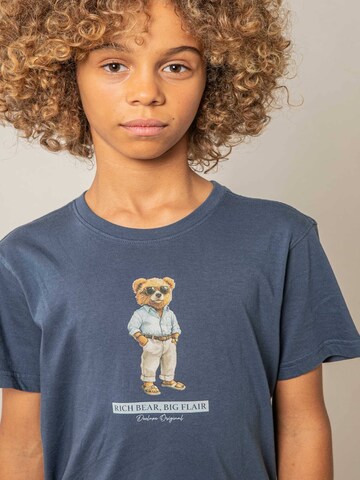 T-Shirt 'Richbear' Deeluxe en bleu