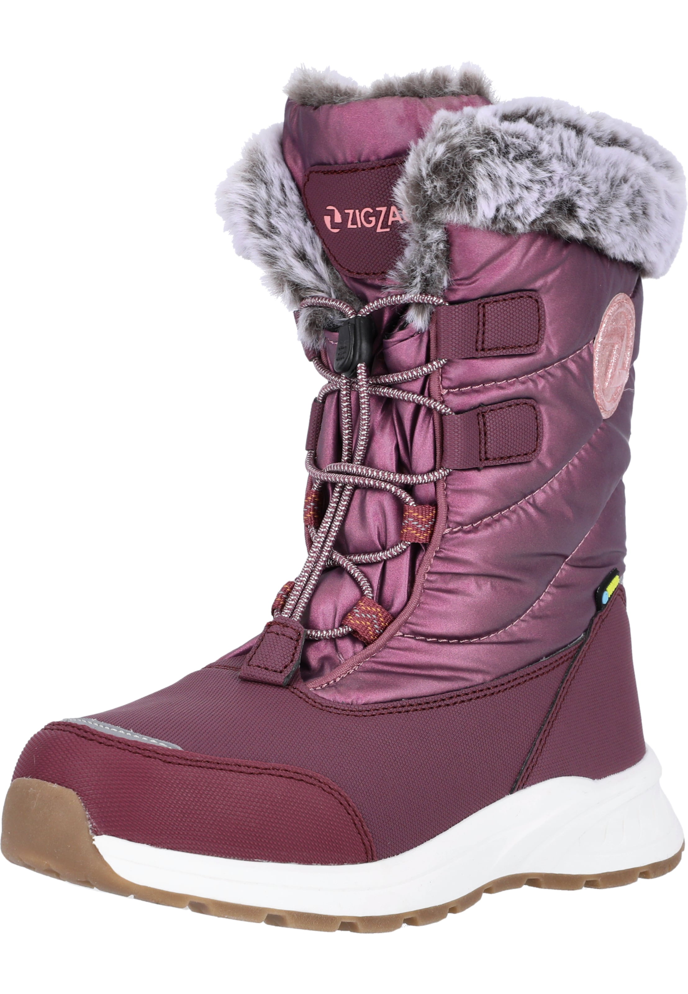 ZigZag Snow boots in Pink: front