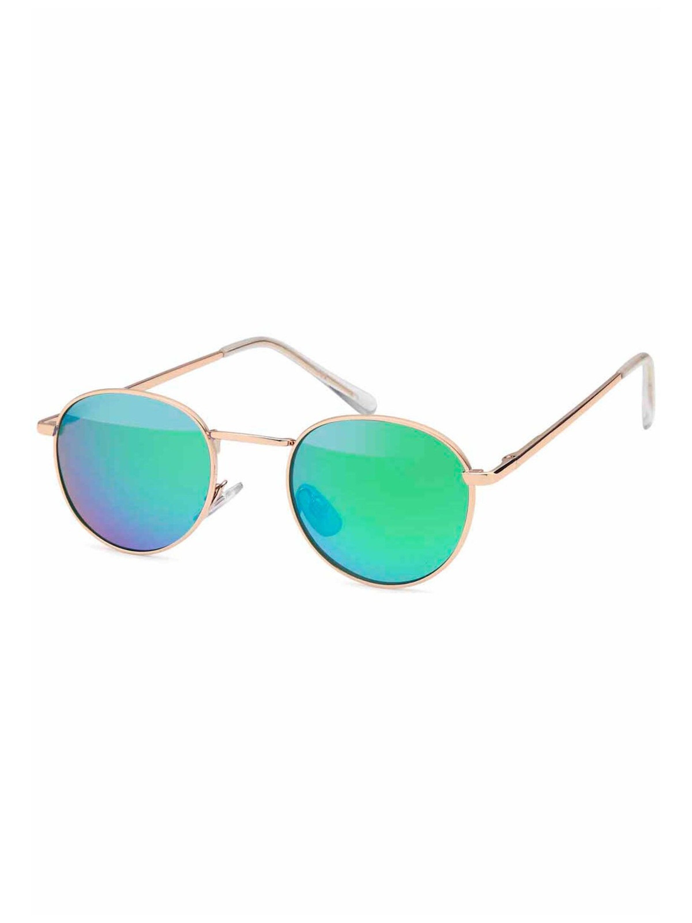 styleBREAKER Sonnenbrille 'Sonnenbrille Pantobrille rund'‌ in Grün