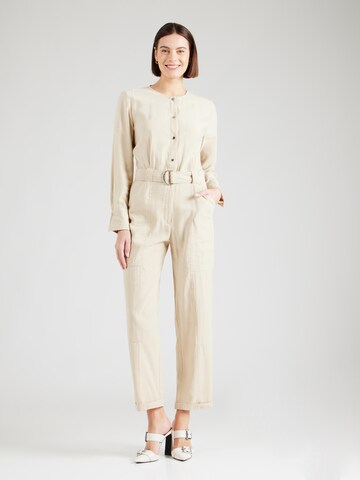 Tuta jumpsuit 'C_Daiyla-W' di BOSS in beige: frontale