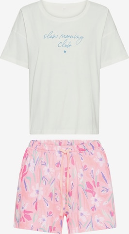 VIVANCE Pyjamashortsit värissä vaaleanpunainen: etupuoli