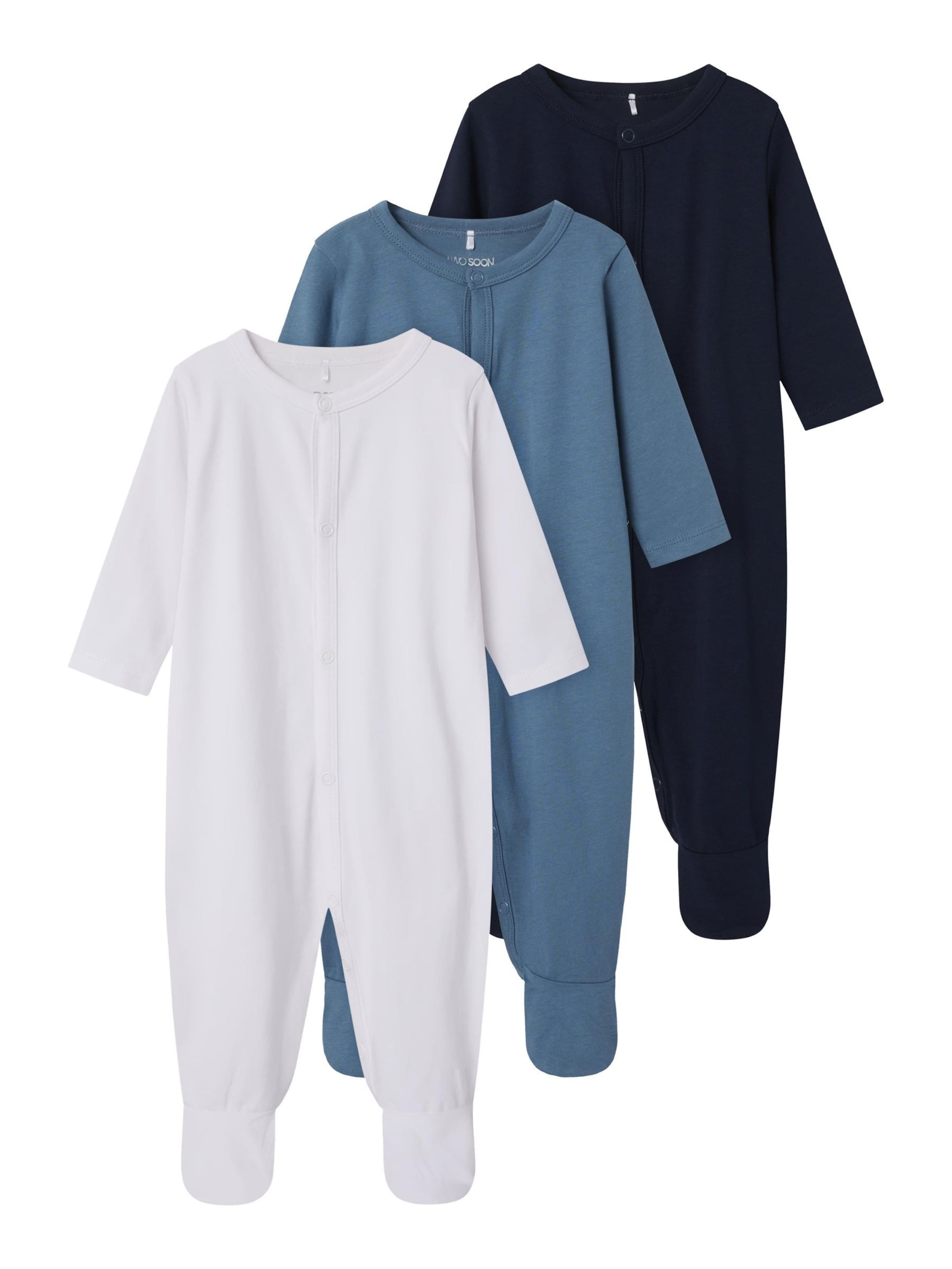 TWO SOON Pyžamo – modrá: přední strana