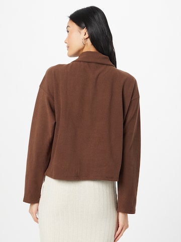 PIECES Sweter 'FLEX' w kolorze brązowy