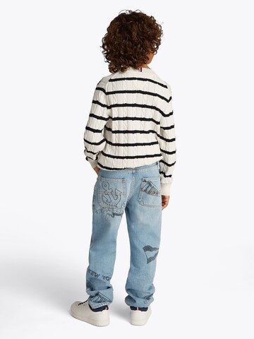 TOMMY HILFIGER Pullover in Weiß