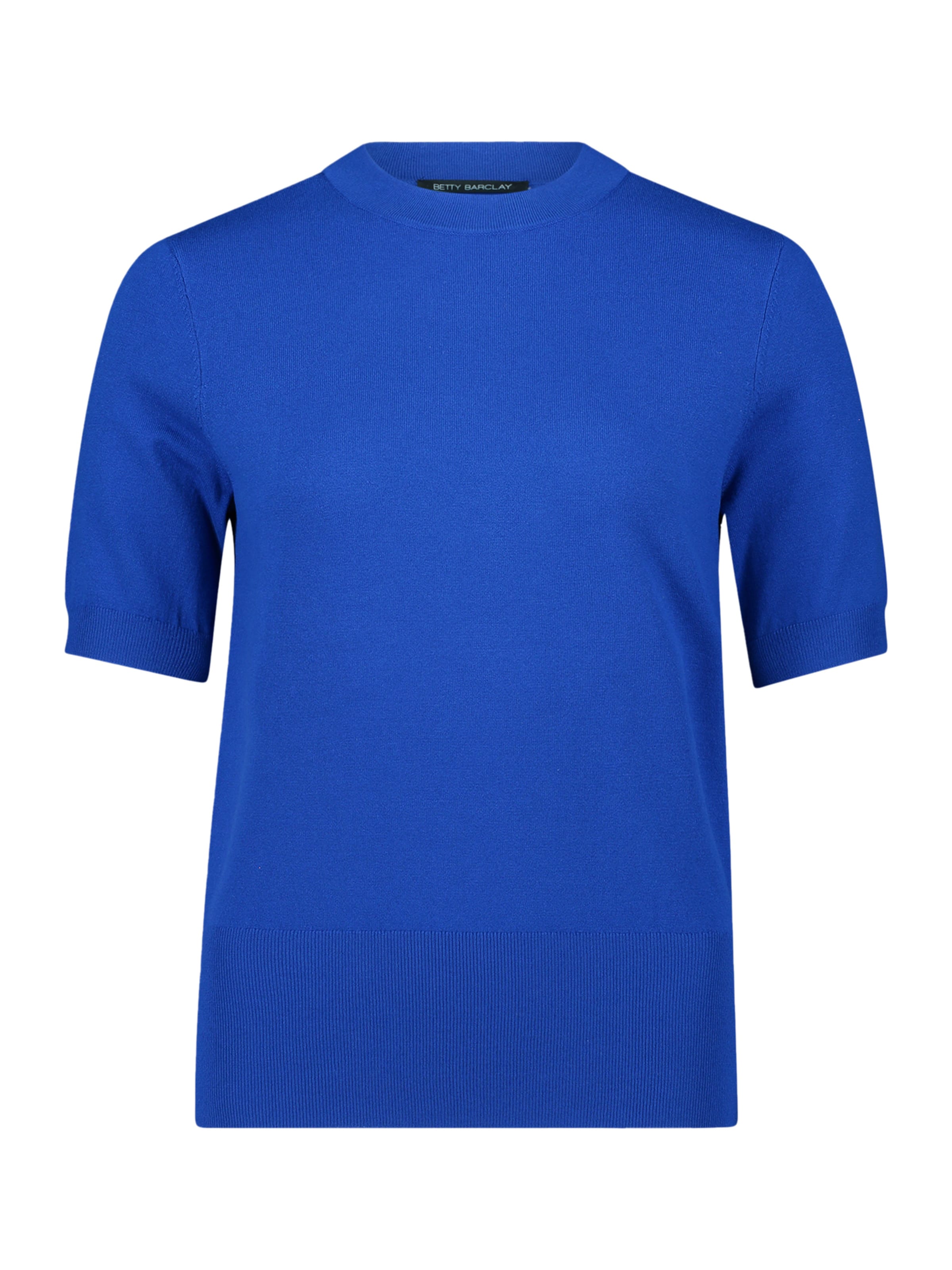 Betty Barclay Strickpullover kurzarm in Blau: Vorderseite
