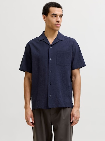 JACK & JONES Comfort fit Overhemd 'JPRBLAshawn' in Blauw: voorkant