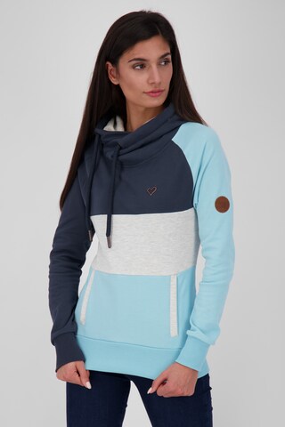 Alife and Kickin Sweatshirt 'QuincyAK A' in Blau: predná strana