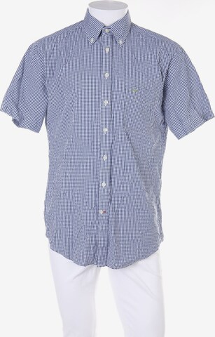 FYNCH-HATTON Button Up Shirt in L in Blue: front