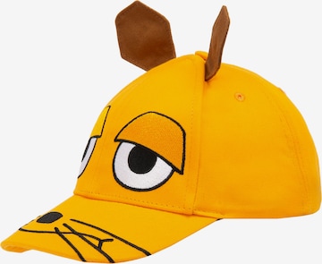 LOGOSHIRT Hat 'Maus - Mascot' in Orange: front