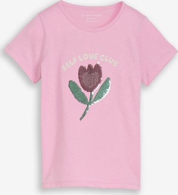 TOM TAILOR Shirt in Pink: front