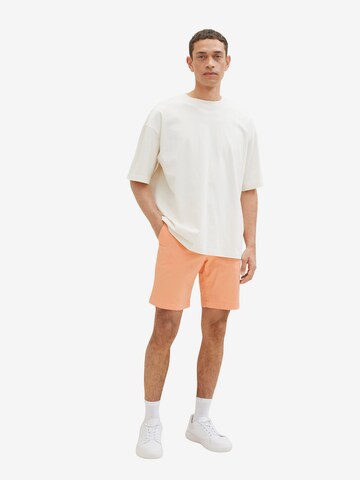 TOM TAILOR Regular Shorts in Orange