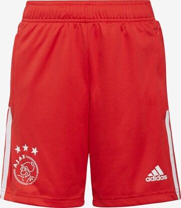 ADIDAS PERFORMANCE Regular Sporthose 'Ajax' in Rot: predná strana