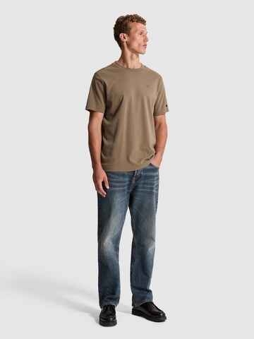 CAST IRON - Camiseta 'Regular fit T-shirt in interlock' en marrón