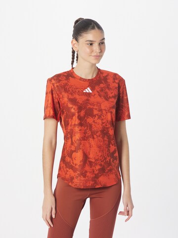 ADIDAS PERFORMANCE Functioneel shirt 'Paris' in Rood: voorkant