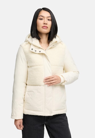 Veste d’hiver 'Sheeta 16' MARIKOO en blanc : devant