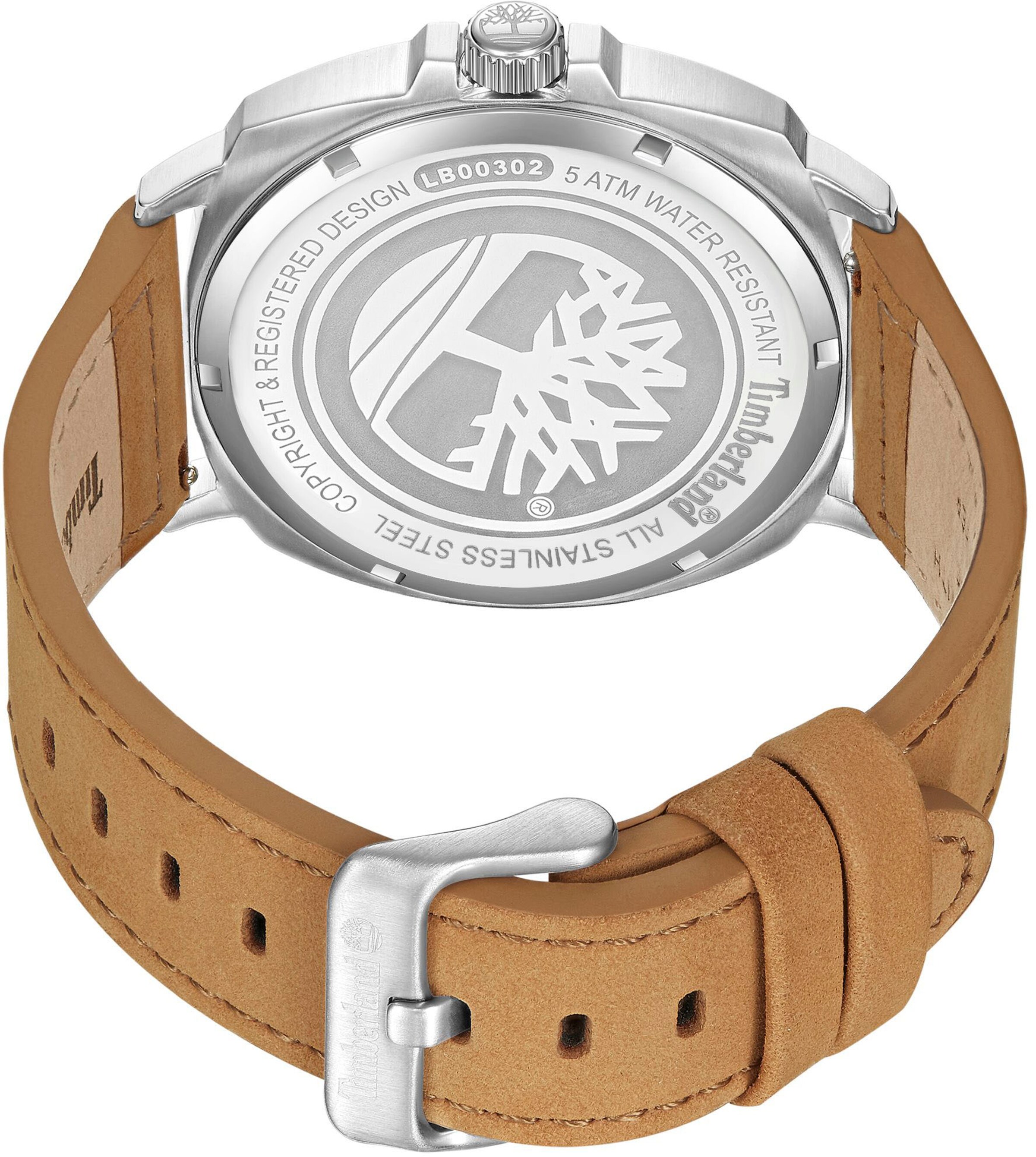 TIMBERLAND Analoguhr 'Act Well' in Braun