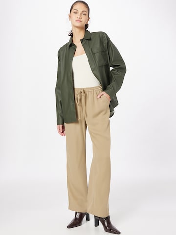 ABOUT YOU Wide leg Pants 'Lynn' in Beige