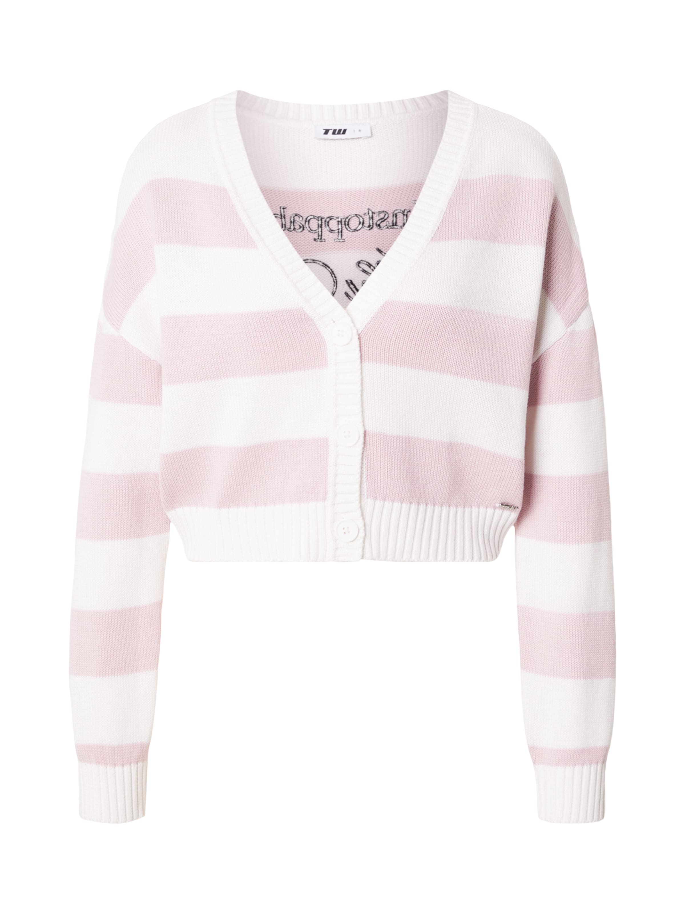 Tally Weijl Pletena jopa | roza barva: sprednja stran