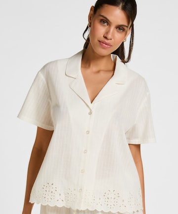 Hunkemöller Pajama shirt in White