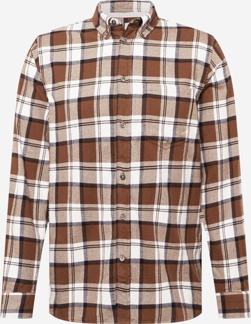 NORSE PROJECTS - Regular Fit Camisa 'Anton' em cinzento: frente