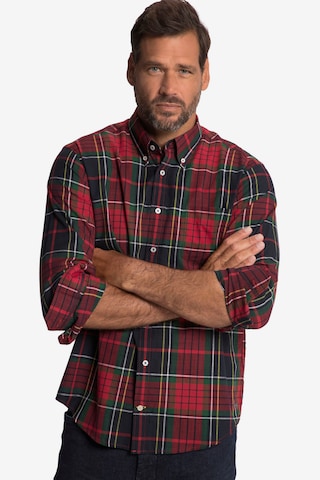 JP1880 Regular fit Button Up Shirt in Red: front