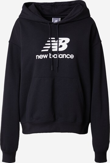 new balance Sweatshirt 'Essentials' i svart / vit, Produktvy