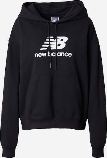 new balance Sweater majica 'Essentials' u crna / bijela, Pregled proizvoda