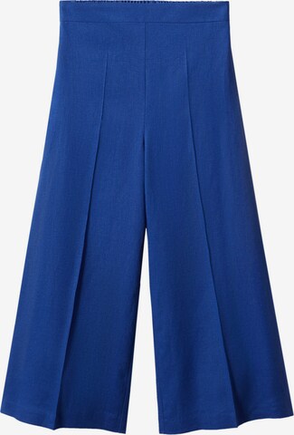MANGO Spodnie w kant 'Lote' w kolorze niebieski: przód