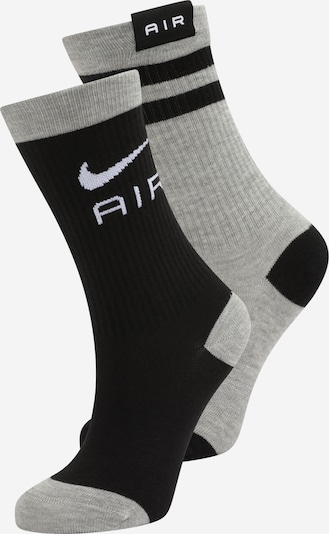 Nike Sportswear Chaussettes 'Everyday Essentials' en gris / noir, Vue avec produit