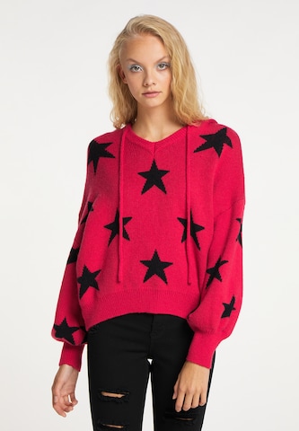 Pull-over myMo ROCKS en rouge : devant