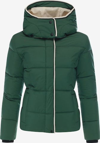 Ragwear Winter jacket 'Gleama' in Green: front