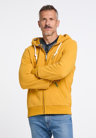 Schmuddelwedda Sweat jacket in Yellow: front