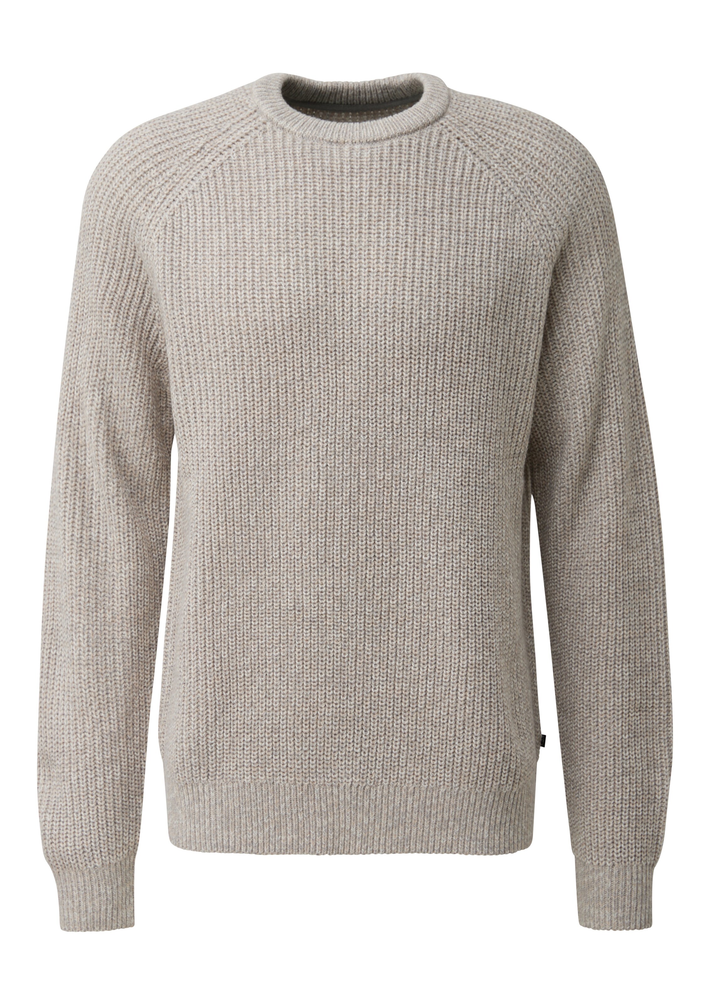 Pull-over QS en beige : devant