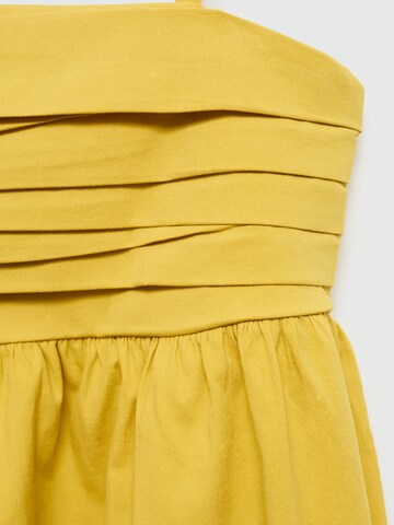 MANGO Лятна рокля 'Ziti' в жълто