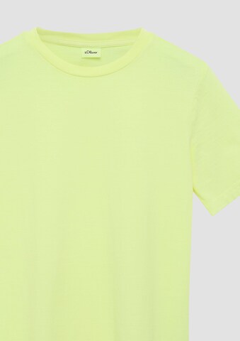 T-Shirt s.Oliver en jaune